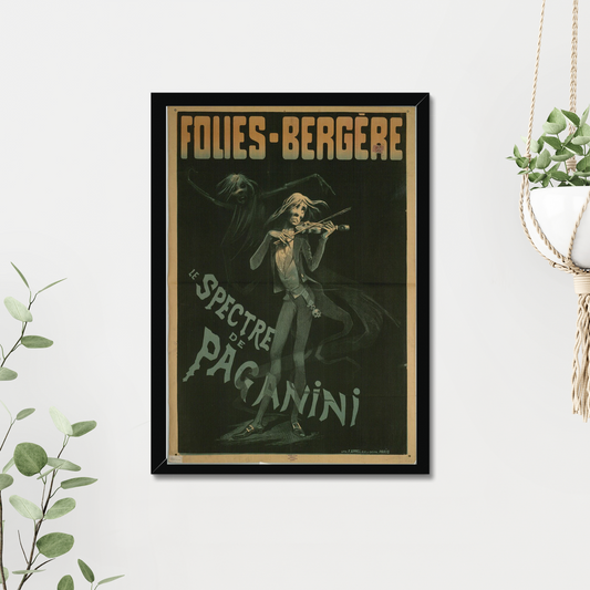 Folies-Bergere - vintage wall art poster