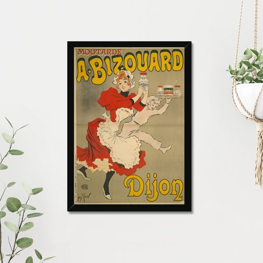 Moutarde - vintage wall art poster